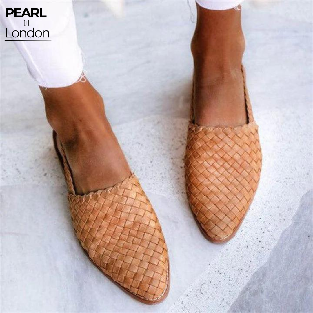 ALEXIA | FASHIONABLE WOVEN SLINGBACKS