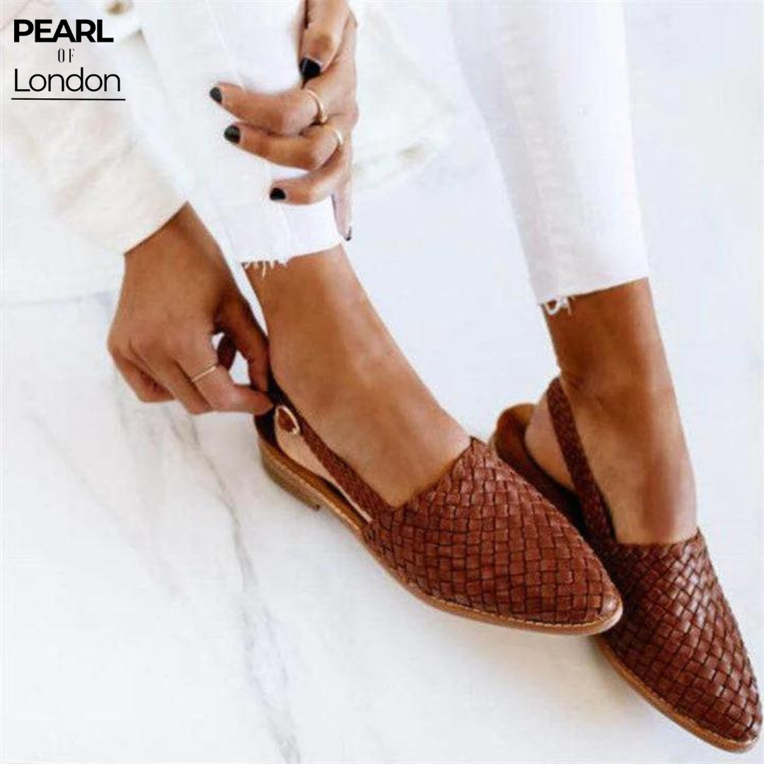 ALEXIA | FASHIONABLE WOVEN SLINGBACKS